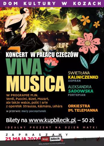 Kozy Wydarzenie Koncert Koncert "Viva Musica" w Pałacu Czeczów w Kozach